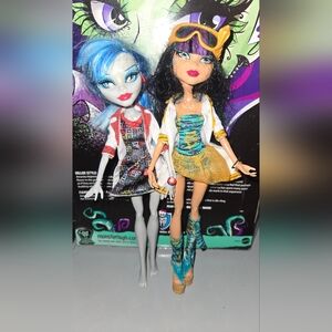 Monster High Dolls with Colorful Outfits